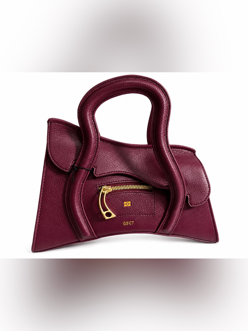 MSCHF GSCT Global Supply Chain Telephone Bag Burgundy  Leather NWT Box Dust Bag